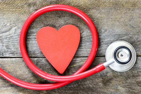 Stethoscope with heart symbol — Stock Photo, Image