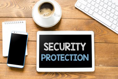 Tablet pc with security protection