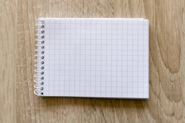Açık boş sayfa defter
