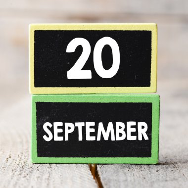 20 september on blackboards