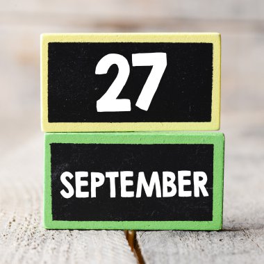 27  september on blackboards