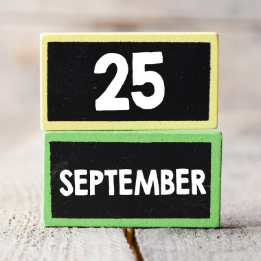 25 september on blackboards