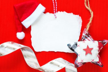 Merry christmas kırmızı arka plan