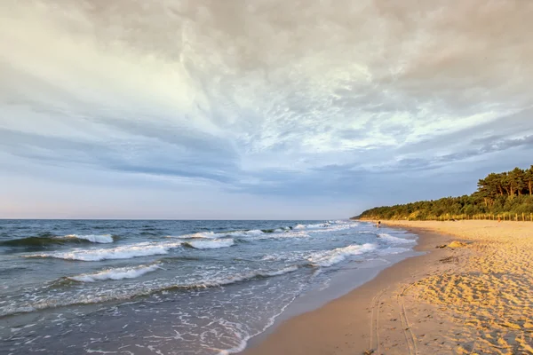 Beautiful Sunset on beach — Stock Photo, Image