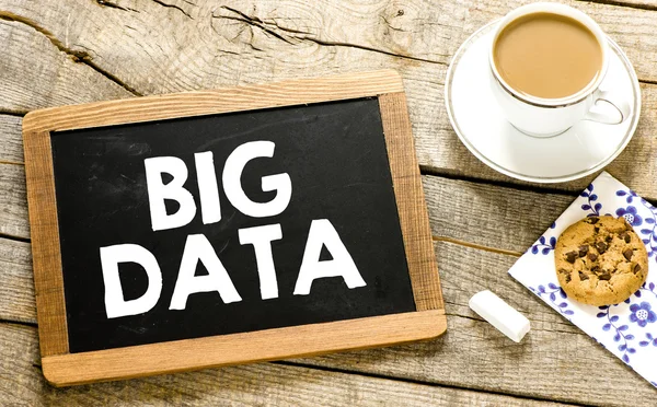 Big data på Blackboard med krita — Stockfoto