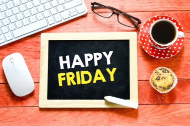 Mutlu Cuma günü yazı tahtası