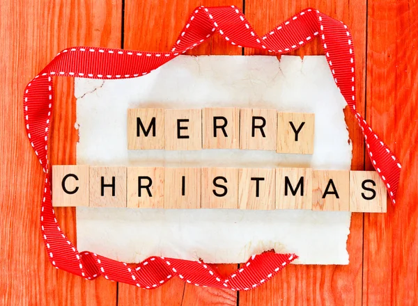 Merry Christmas greeting message — Stock Photo, Image