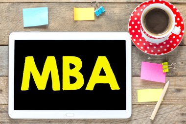 MBA kahve ile tablet PC