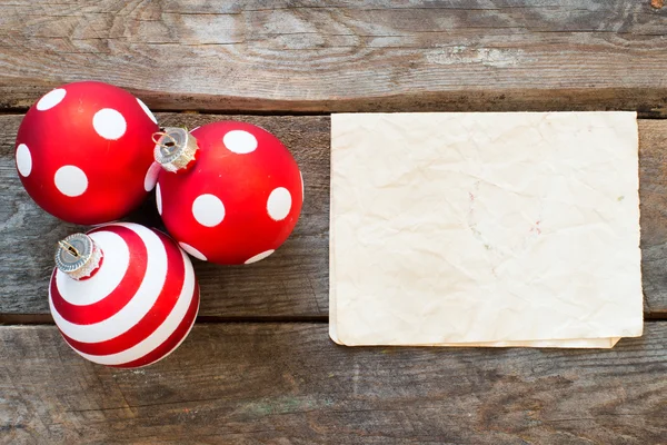 Belas bolas de Natal — Fotografia de Stock