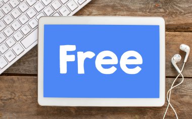 Tablet pc ile ücretsiz ve kulaklık