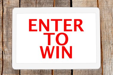 Tablet pc ile girin kazanmak için