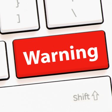 Bilgisayar klavye ile uyarı