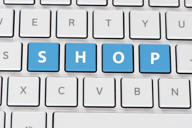 Mağazalı bilgisayar klavyesi  .