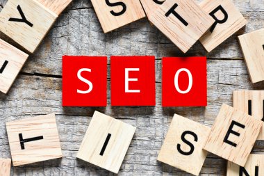 Ahşap harfler SEO yazım