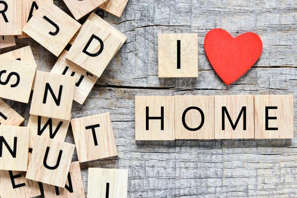 I love home Concept — Stock Photo, Image