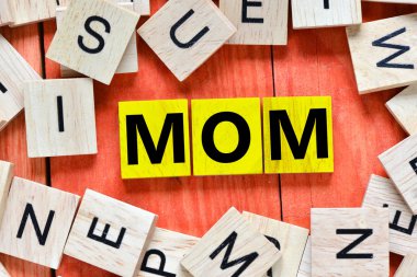 Ahşap harfleri yazım anne