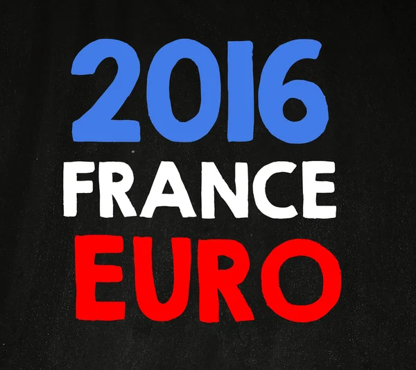 Signo Euro Francia 2016 — Foto de Stock