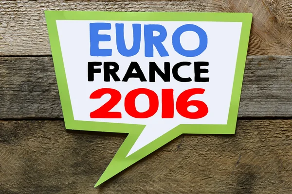 Signo Euro Francia 2016 — Foto de Stock