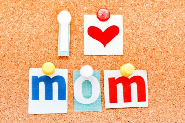 Kağıt mektuplar anne seviyorum