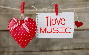 müzik konsepti seviyorum