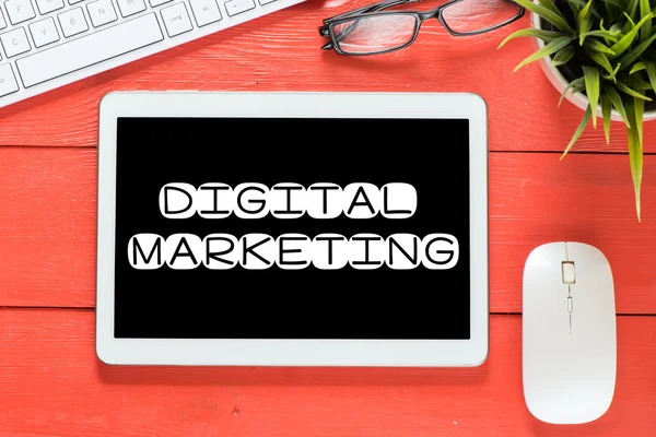 Iscrizione di marketing digitale — Foto Stock