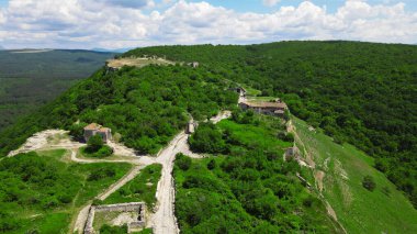 Kırım 'daki antik kale şehri - Chufut Kale