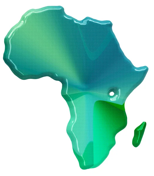 Χάρτης της Αφρικής — Φωτογραφία Αρχείου