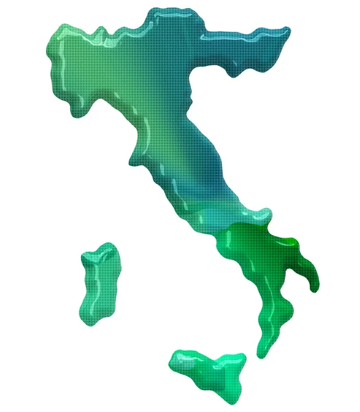 Italy map — Stock Photo, Image