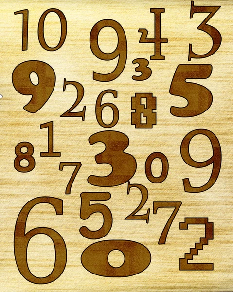 Numbers composition — Stock Photo, Image