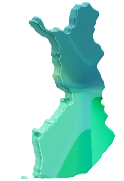 Finlandia mapa — Foto de Stock