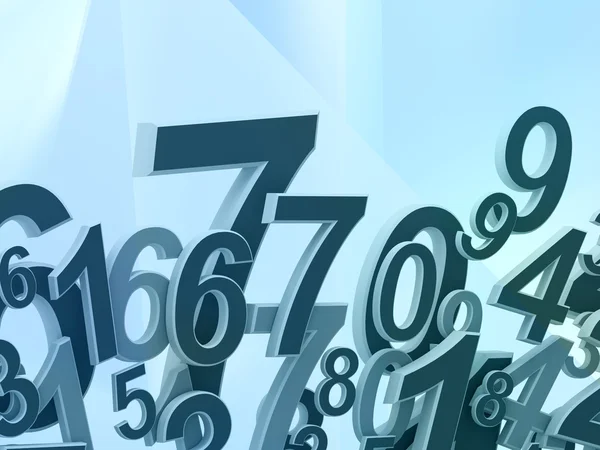 Composição dos números — Fotografia de Stock