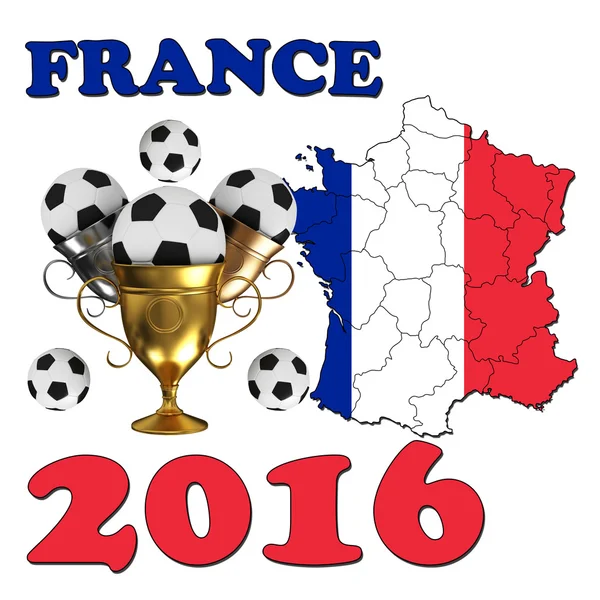 Frankreich 2016 — Stockfoto