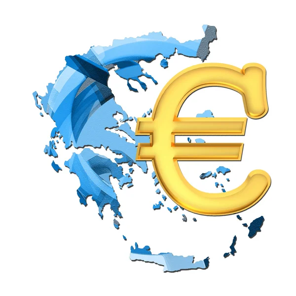 Map of Greece — Stock Photo, Image