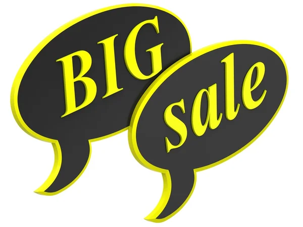 Inscription big sale — Stock Photo, Image