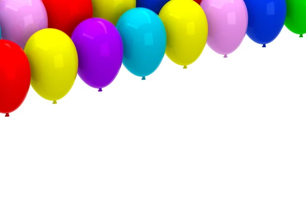 Ballonnen achtergrondkleur — Stockfoto