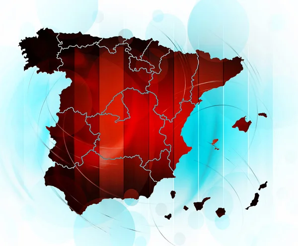 Mapa de España —  Fotos de Stock