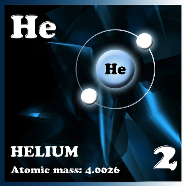 Das Element Helium — Stockfoto