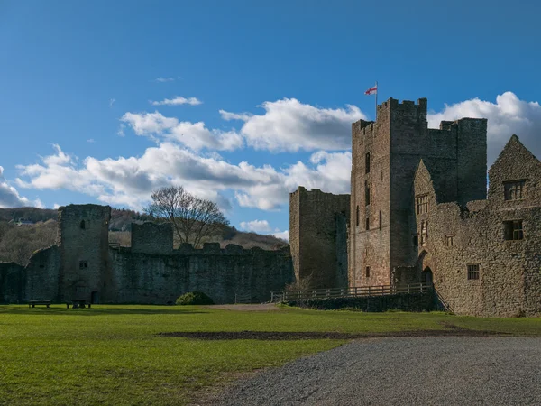 Castelo de ludlow shropshire Fotos De Bancos De Imagens Sem Royalties