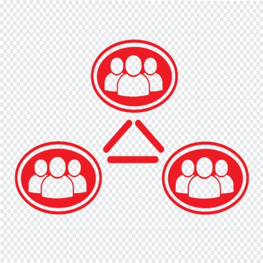 insanlar simge çizimi tasarımı