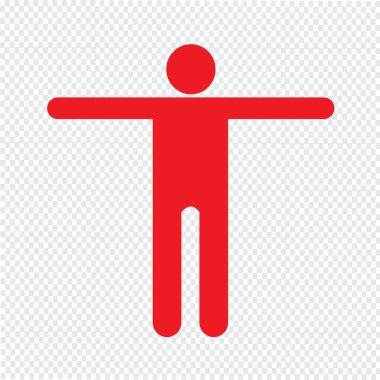 İnsan eylem pozlar simge tasarlamak Dizayn