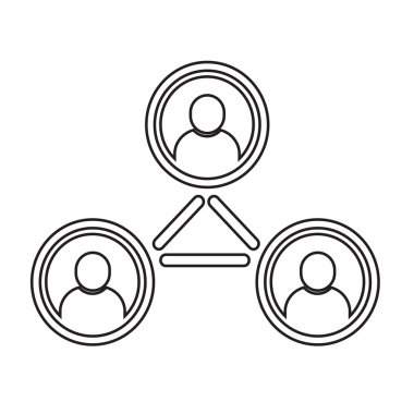 insanlar simge çizimi tasarımı