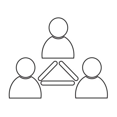 insanlar simge çizimi tasarımı