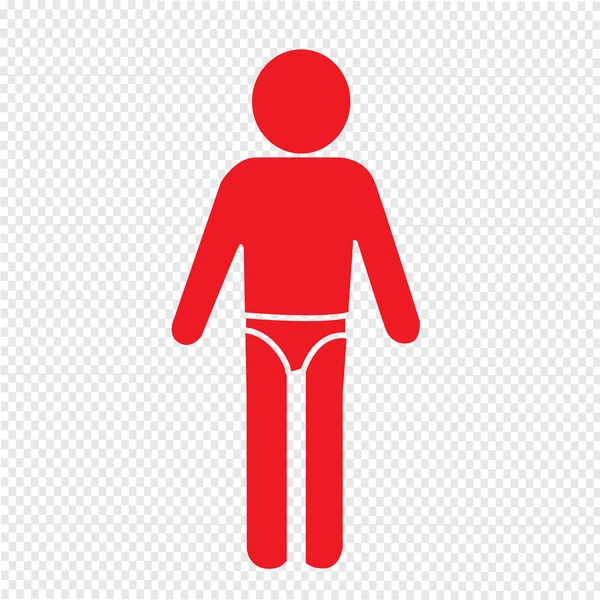 Дизайн иконки Swimming Suit People — стоковый вектор