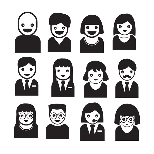 People Icon Illustration design — Stock Vector