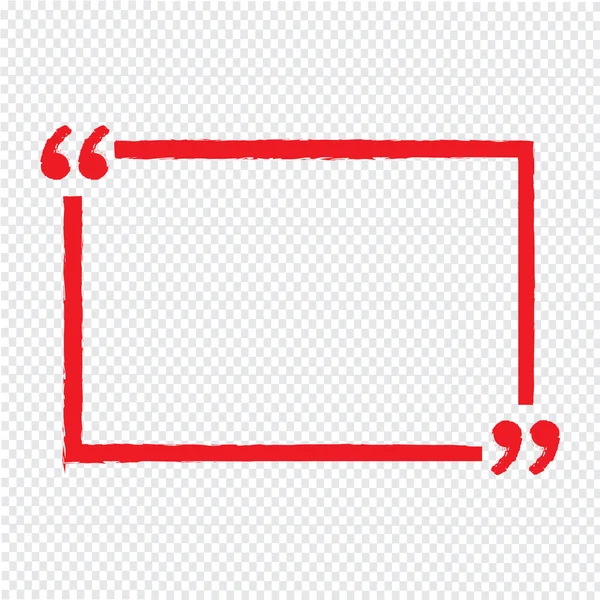 Quote bubble blank icon Illustration design — Stock Vector