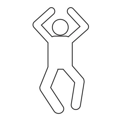 İnsan eylem pozlar simge tasarlamak Dizayn