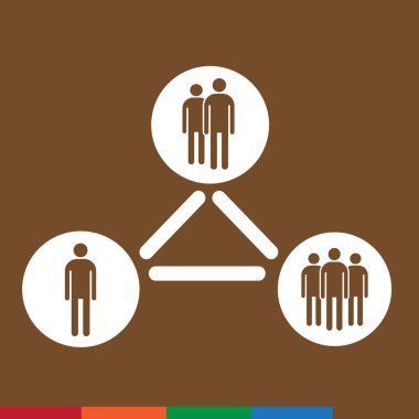 insanlar simge çizimi tasarımı