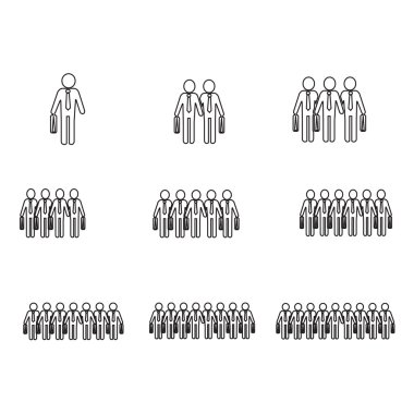 İşadamı insanlar simge tasarlamak Dizayn