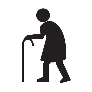 Yaşlı insanlar simge tasarlamak Dizayn