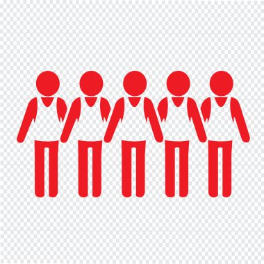 Adam insanların simge tasarlamak Dizayn